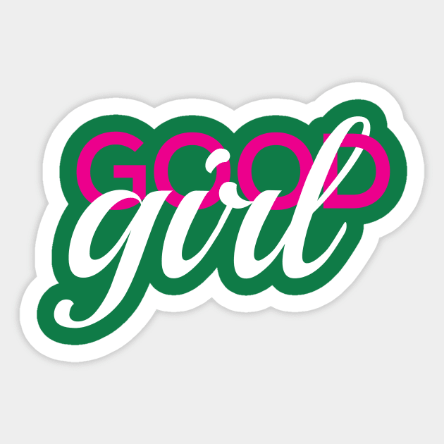 Good girl Sticker by dddesign